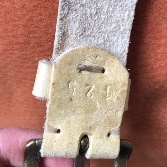 Genuine Argentinian leather belt embroidered - Picture 5 of 6